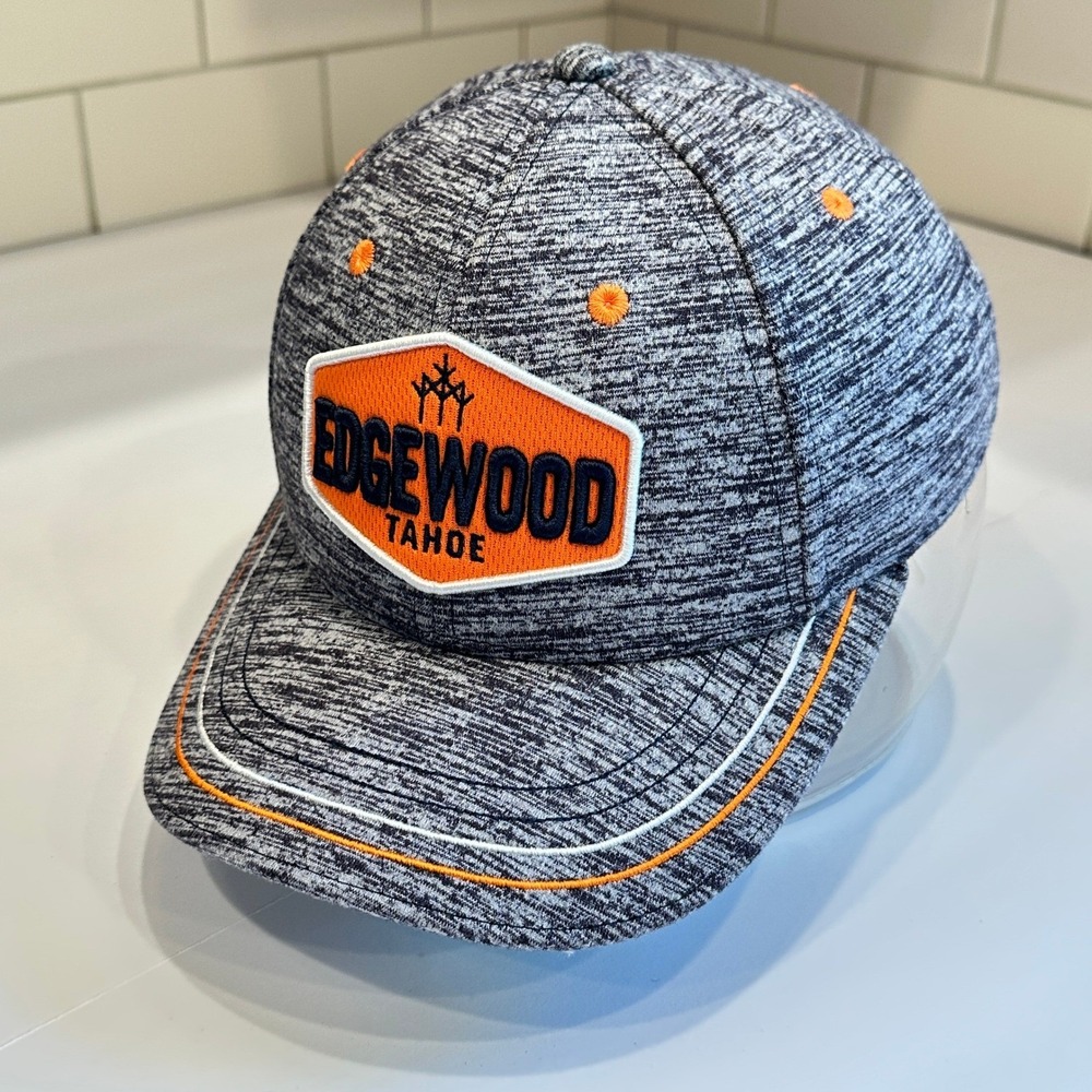 Edgewood Lake Tahoe Country Club Pukka Snapback Hat Baseball Cap Gray